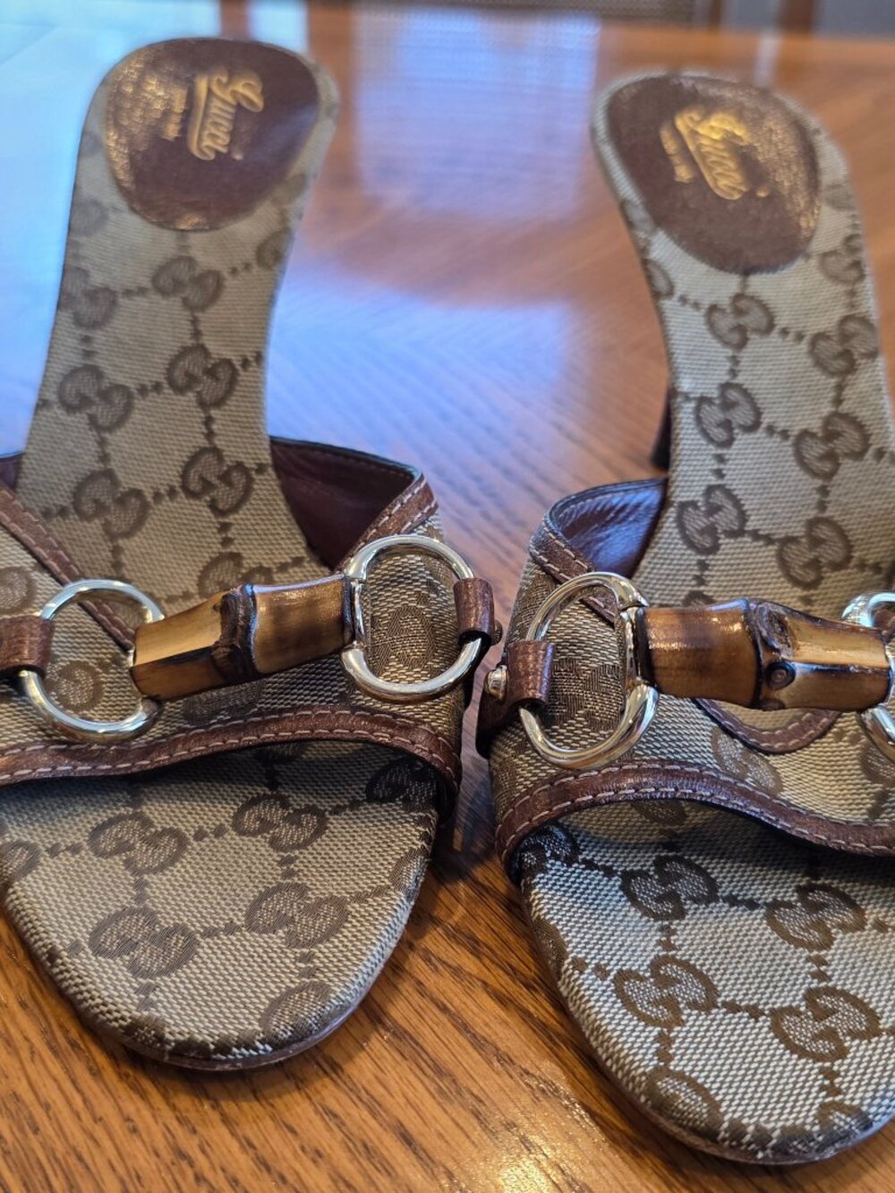 Woman's patterned heels